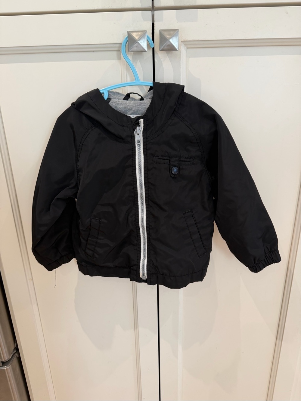 Old navy 18-24m Kids Black Hooded lined Windbreaker Jacket